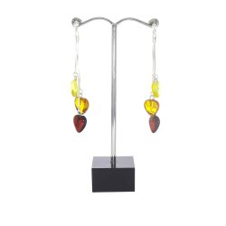 Hngende hjertereringe af gte rav