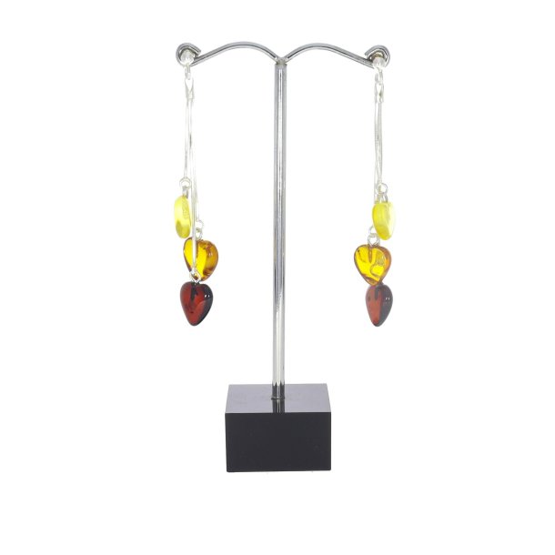 Hngende hjertereringe af gte rav