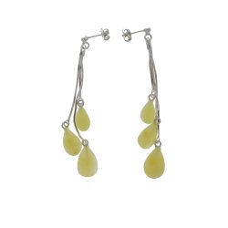 gte Rav reringe / Real Amber Earrings 