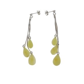 gte Rav reringe / Real Amber Earrings 