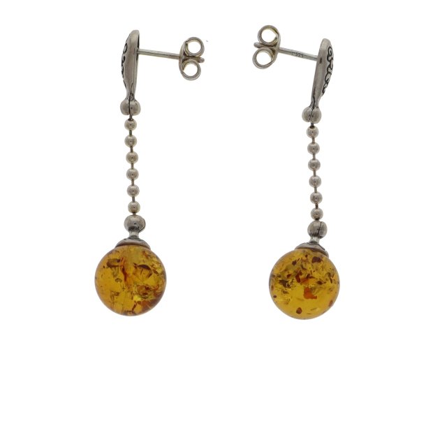 gte Rav reringe / Real Amber Earrings 