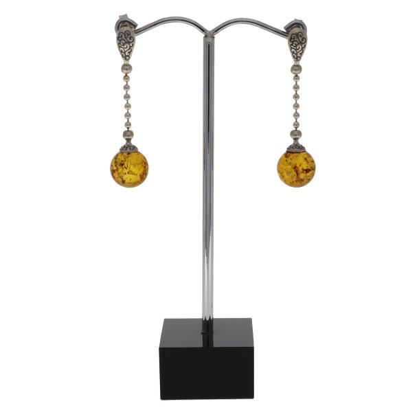gte Rav reringe / Real Amber Earrings 