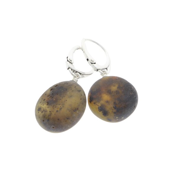 gte Rav reringe / Real Amber Earrings 