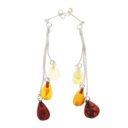 gte Rav reringe / Real Amber Earrings 