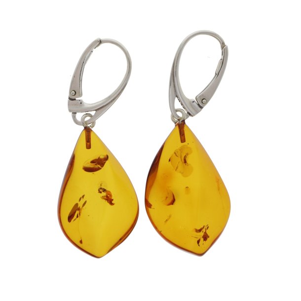 gte Rav reringe / Real Amber Earrings 