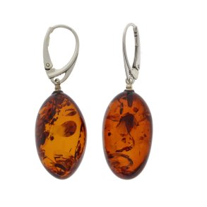 gte Rav reringe / Real Amber Earrings 