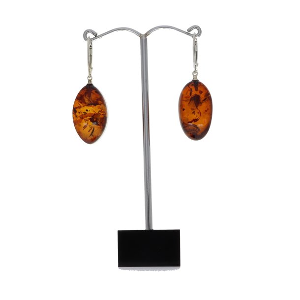 gte Rav reringe / Real Amber Earrings 