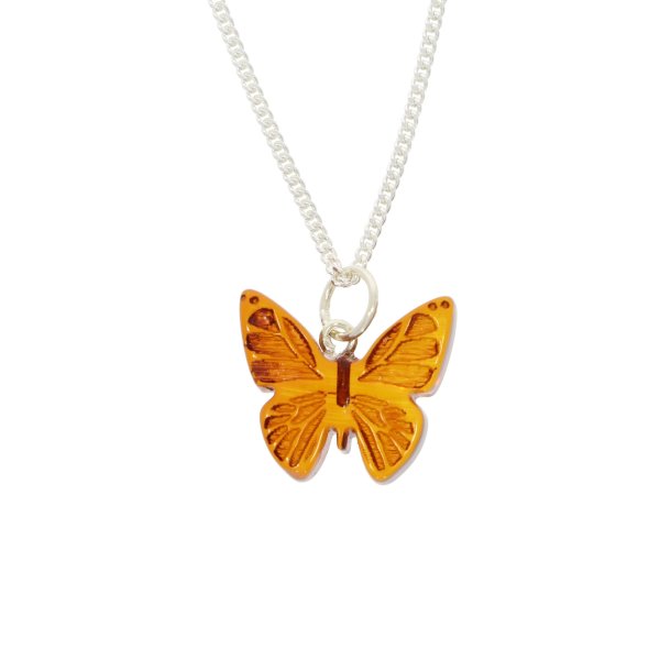 Gave St - Sommerfugl Vedhng Med En Slvkde 