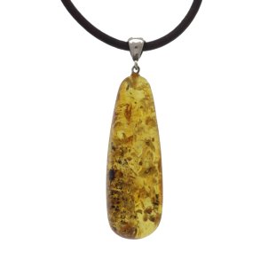 gte Rav vedhng / Real Amber Pendant / Echte Bernstein Anhenger 