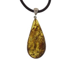 gte Rav vedhng / Real Amber Pendant / Echte Bernstein Anhenger 