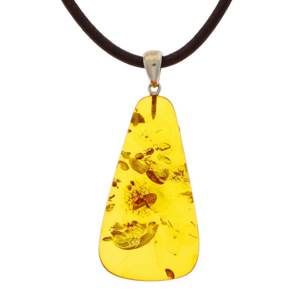 gte Rav vedhng / Real Amber Pendant / Echte Bernstein Anhenger