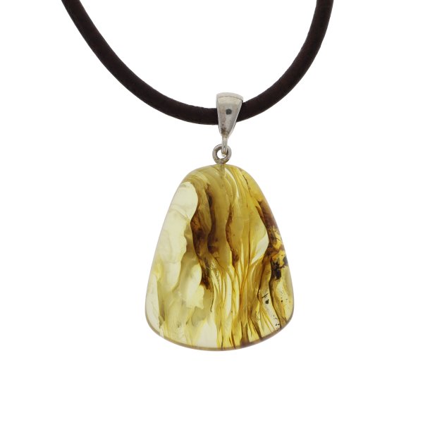 gte Rav vedhng / Real Amber Pendant / Echte Bernstein Anhenger