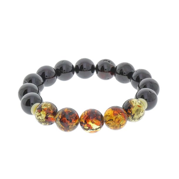 Einzigartiges Bernsteinarmband mit Perlen