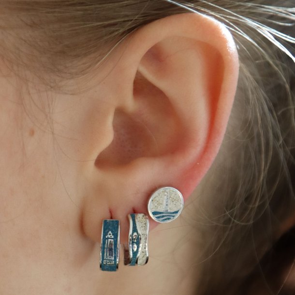 restikker "Blvand / Blvandfyr" med bl kyanit og strand sand