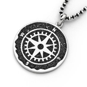 Vedhng Kompasrose med Lavasand