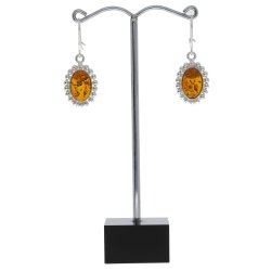 Blomster reringe I Rav Og Sterling Slv