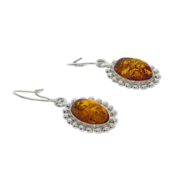 Blomster reringe I Rav Og Sterling Slv