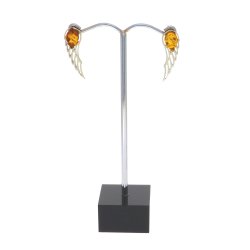 Englevinger af gte rav og  slv