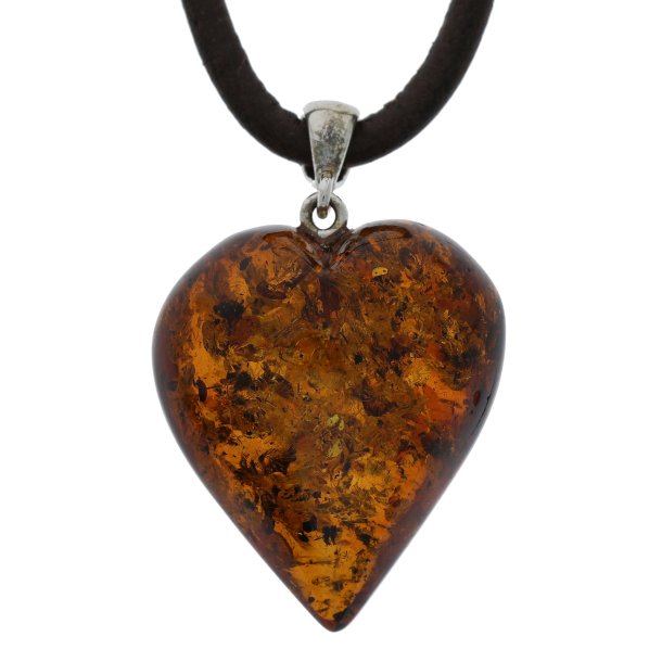 Unik Vesterhav Rav Hjerte 