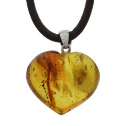 Yndig Rav Hjerte Vedhng