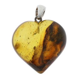 Yndig Rav Hjerte Vedhng