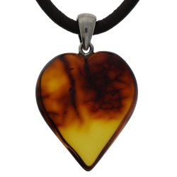  Unik Rav Hjerte /  Einzigartiges Bernsteinherz