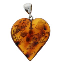 gte Rav Hjerte / Echtes Bernsteinherz