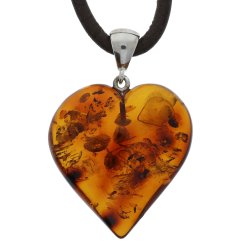 gte Rav Hjerte / Echtes Bernsteinherz