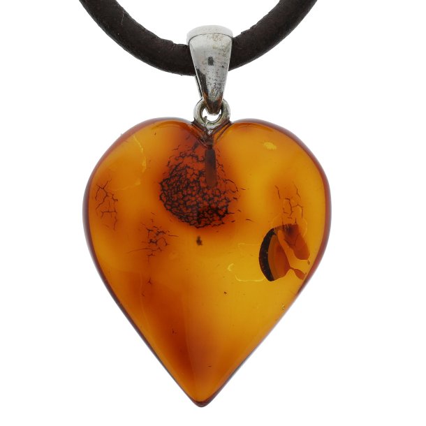 Yndig Rav Hjerte Vedhng