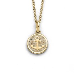 Kette " Anker " vergoldet