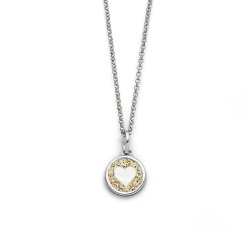 Herz Anh�nger mit echtem Strandsand � 925 Sterling Silber