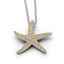 Fantastisk Sstjerne vedhng med strand sand