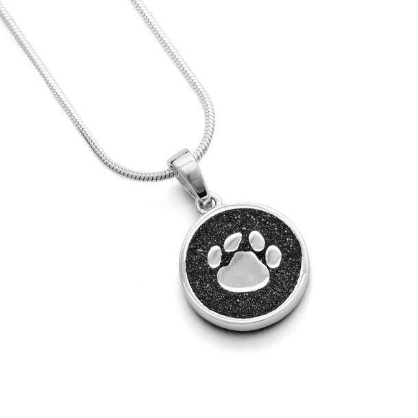 Vedhng "Lucky Dog" med lava sand
