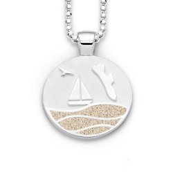 Anh�nger Strandwellen "Fan�" Strandsand