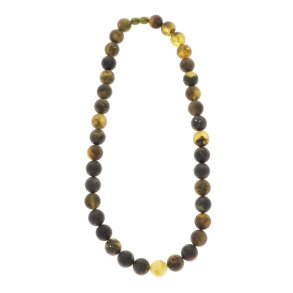 Flot Jordravs K�de/ Amber necklace