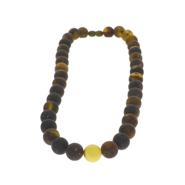 Flot Jordravs Kde/ Amber necklace