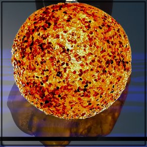 Weihnachtskugeln in Bernstein - Nr. 2