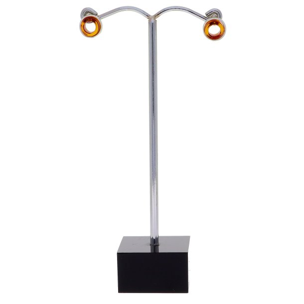 Donut formet restikker af gte rav og slv 