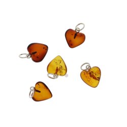 Kleiner und s��er Bernsteinherz-Anh�nger