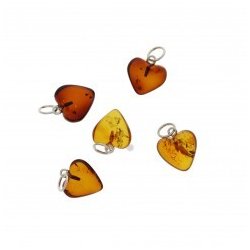 Kleiner und s��er Bernsteinherz-Anh�nger