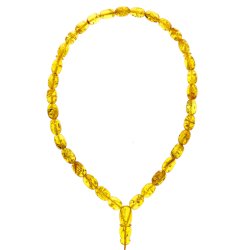 Hndformet Muslimsk bederavkde Af Det Flotteste Vesterhavs Ravperle 33 stykker