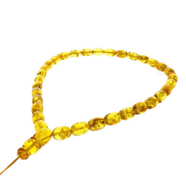 Hndformet Muslimsk bederavkde Af Det Flotteste Vesterhavs Ravperle 33 stykker