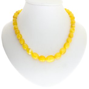 Olivenformet Mlke Ravkde Af Det Flotteste Vesterhavsrav