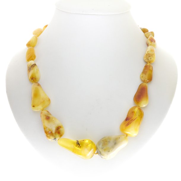 Mlkerav poleret Ravkde Af De Smukkeste Ravstykker helt unik