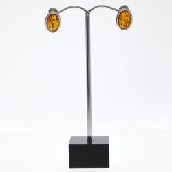 Oval rav og slv reringe