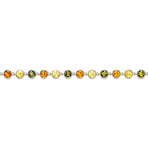 Yndig Rav og 925 Sterling S�lvarmb�nd
