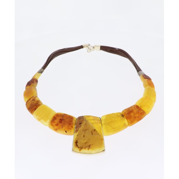Rav Kder/ Amber necklace N00027