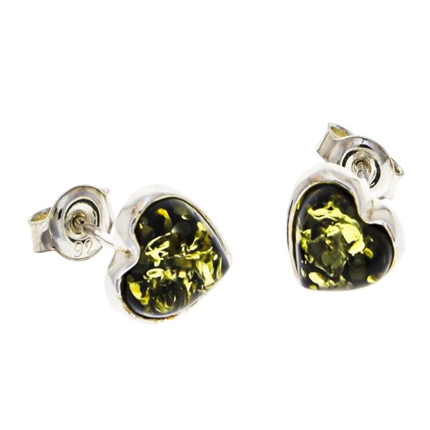 Ravhjerte restikker i grn rav