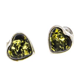 Ravhjerte restikker i grn rav