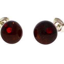 restikker af gte rav kirsebrrd og Sterling slv .925 